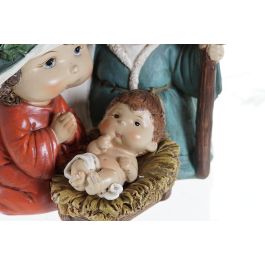 Nacimiento Navidad Tradicional DKD Home Decor Multicolor 9.5 x 12 x 13 cm (2 Unidades)