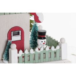 Decoracion Luminosa Navidad Tradicional DKD Home Decor Verde Rojo 10 x 16 x 15.5 cm (2 Unidades)