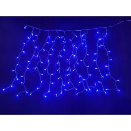 Luces Navidad Moderna DKD Home Decor Azul 1 x 100 x 100 cm (2 Unidades)