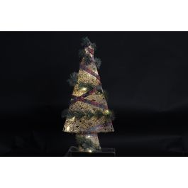 Arbol Navidad Alpina DKD Home Decor Natural Verde 15 x 60 x 40 cm (2 Unidades)