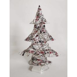 Arbol Navidad Alpina DKD Home Decor Natural Blanco 10 x 50 x 40 cm (2 Unidades) Precio: 37.50000056. SKU: B187GZTBXE