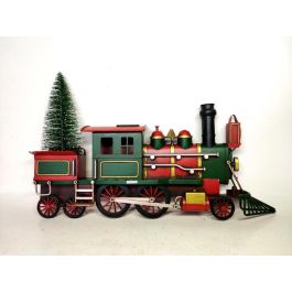 Decoracion Pared Navidad Tradicional DKD Home Decor Verde Rojo 6.5 x 26 x 44.5 cm (2 Unidades)