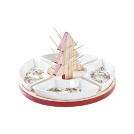 Aperitivo Navidad Tradicional DKD Home Decor Rojo Blanco 24 x 13 x 24 cm Set de 5 (2 Unidades) Precio: 40.98999993. SKU: B1KCWNKHNW