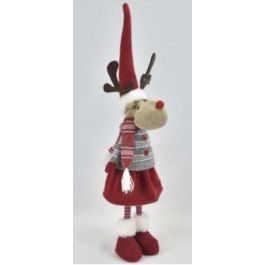 Figura Navidad Tradicional DKD Home Decor Rojo 13 x 65 x 17 cm (2 Unidades) Precio: 51.49999943. SKU: B1JGVNH7WZ
