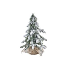 Arbol Navidad Tradicional DKD Home Decor Verde Blanco 22 x 40 x 22 cm (2 Unidades)