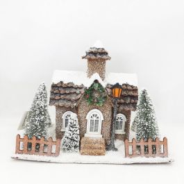 Decoracion Luminosa Navidad Alpina DKD Home Decor Natural Blanco 22 x 29 x 38 cm (2 Unidades) Precio: 48.68999949. SKU: B18Y9SF8BM