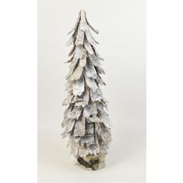 Arbol Navidad Alpina DKD Home Decor Natural Gris 22 x 51 x 22 cm (2 Unidades)