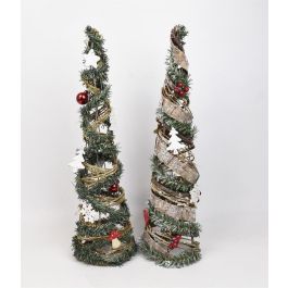 Arbol Navidad Alpina DKD Home Decor Natural Verde 14 x 51 x 14 cm (2 Unidades) Precio: 83.49999944. SKU: B16TJDD66G