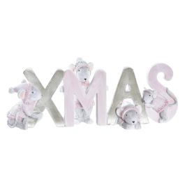 Figura Navidad Fantasia DKD Home Decor Rosa Plateado 7.5 x 8 x 21.5 cm (2 Unidades) Precio: 29.6899999. SKU: B18NK2XZXJ