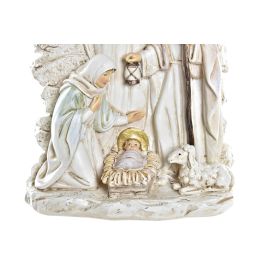 Nacimiento Navidad Tradicional DKD Home Decor Beige Multicolor 7 x 23.5 x 17 cm (2 Unidades)