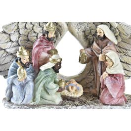 Figura Navidad Tradicional DKD Home Decor Dorado Blanco 7 x 10.5 x 27.5 cm (2 Unidades)