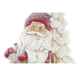 Figura Navidad Tradicional DKD Home Decor Rojo Blanco 20 x 42 x 35 cm (2 Unidades)