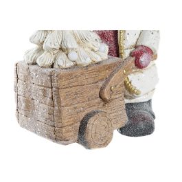 Figura Navidad Tradicional DKD Home Decor Rojo Blanco 23 x 42 x 35 cm (2 Unidades)