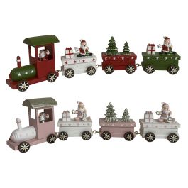 Tren Navidad Tradicional DKD Home Decor Verde Rojo 5 x 8.8 x 35.5 cm (2 Unidades) Precio: 31.50000018. SKU: B15TBB8VAP
