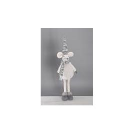 Figura  DKD Home Decor Blanco Gris 13 x 66 x 20 cm (2 Unidades) Precio: 36.49999969. SKU: B18P9K3VPA