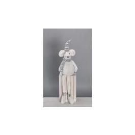 Figura  DKD Home Decor Blanco Gris 17 x 75 x 20 cm (2 Unidades) Precio: 30.50000052. SKU: B1EZEAWW45