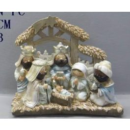 Nacimiento DKD Home Decor Blanco Azul 7 x 17.5 x 20 cm (2 Unidades) Precio: 49.89000005. SKU: B1GMN9WTE7