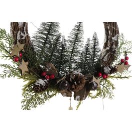 Decoracion Colgante Navidad Alpina DKD Home Decor Multicolor 11 x 65 x 40 cm (2 Unidades)