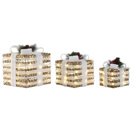 Regalo Navidad Moderna DKD Home Decor Blanco Dorado 26 x 30 x 26 cm Set de 3 (2 Unidades) Precio: 145.91389996369998. SKU: B159EPDLWR