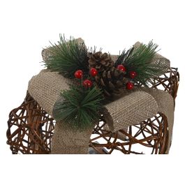 Regalo Navidad Alpina DKD Home Decor Natural 26 x 30 x 26 cm Set de 3 (2 Unidades)