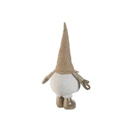 Figura Navidad Moderna DKD Home Decor Beige Blanco 20 x 58 x 30 cm (2 Unidades)