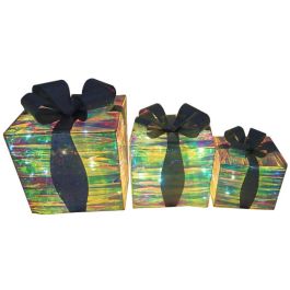 Regalo Navidad Fantasia DKD Home Decor Multicolor 25 x 28 x 25 cm Set de 3 (2 Unidades)