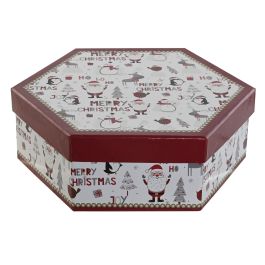 Bola Decoracion Navidad Tradicional DKD Home Decor Blanco Rojo 21.5 x 8.5 x 25 cm Set de 7 (2 Unidades)