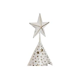 Decoracion Navidad Moderna DKD Home Decor Blanco Dorado 15 x 58.5 x 26 cm (2 Unidades)