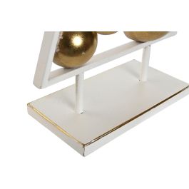 Decoracion Navidad Moderna DKD Home Decor Dorado Blanco 14.5 x 63 x 32.5 cm (2 Unidades)