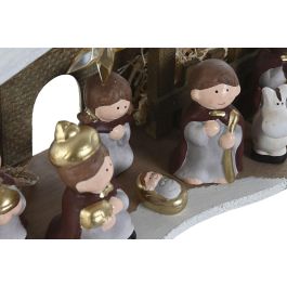 Nacimiento Navidad Tradicional DKD Home Decor Multicolor 12 x 14.5 x 26 cm (2 Unidades)