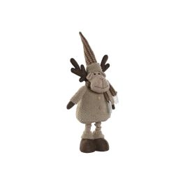 Figura Navidad Alpina DKD Home Decor Marron Beige 17 x 63 x 26 cm (2 Unidades)