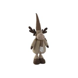 Figura Navidad Alpina DKD Home Decor Marron Beige 20 x 77 x 30 cm (2 Unidades)