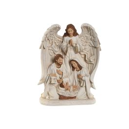 DKD Home Decor Nacimiento Navidad Tradicional Blanco Resina 10.5 x 26 x 21 cm (2 Unidades) Precio: 57.49999981. SKU: B19454L9PH
