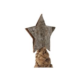 Figura Navidad Alpina DKD Home Decor Natural 20 x 40 x 20 cm (2 Unidades)