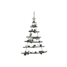 Decoracion Colgante Navidad Alpina DKD Home Decor Natural Verde 6 x 78 x 48 cm (2 Unidades)