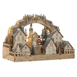 Decoracion Navidad Tradicional DKD Home Decor Marron Claro Gris Claro 14.3 x 20.5 x 30 cm (2 Unidades) Precio: 56.89000009. SKU: B1E4PVARVS