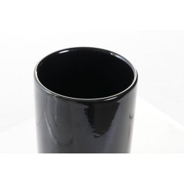 Vaso Glam DKD Home Decor Negro Dorado 8 x 10 x 8 cm (2 Unidades)