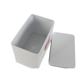 Botiquin Basicos DKD Home Decor Blanco Rojo 12.5 x 14.5 x 20.5 cm (2 Unidades)