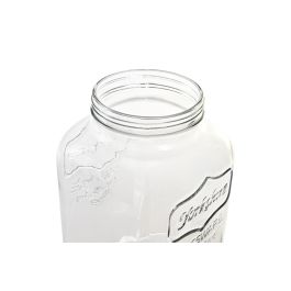 Dispensador Bebidas Vintage DKD Home Decor Transparente Negro 22 x 35 x 33 cm (2 Unidades)
