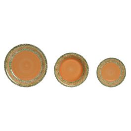 Vajilla Basicos DKD Home Decor Naranja 27 x 2 x 27 cm Set de 18 (2 Unidades) Precio: 93.94999988. SKU: B17ZSLC7D6