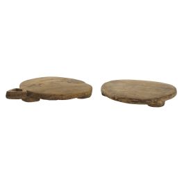 Tabla Cortar Item Home DKD Home Decor Natural 30 x 6 x 30 cm (2 Unidades) Precio: 70.78499935869999. SKU: B1H2ZLSSJD