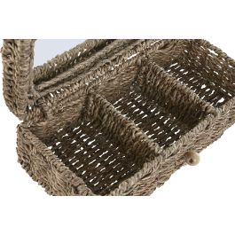 Caja Infusiones Boho DKD Home Decor Natural 13 x 10 x 28 cm (2 Unidades)