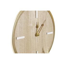 Reloj Sobremesa Boho DKD Home Decor Natural Dorado 8 x 40 x 24 cm (2 Unidades)