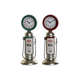 Reloj Sobremesa Vintage DKD Home Decor Rojo Verde 15 x 37 x 13.5 cm (2 Unidades) Precio: 42.50000007. SKU: B13SV3ATP2