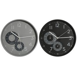 Reloj Pared Loft DKD Home Decor Negro Gris 4.7 x 30 x 30 cm (2 Unidades) Precio: 34.714900290399996. SKU: B1JCQ6ZVLP