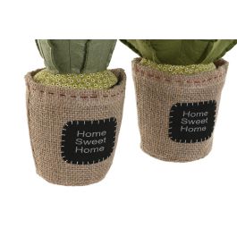 Sujetapuertas Tropical DKD Home Decor Verde Natural 13 x 31 x 13 cm (2 Unidades)