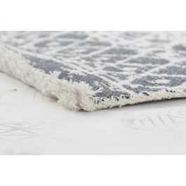 Alfombra Boho DKD Home Decor Gris Blanco 240 x 1 x 60 cm (2 Unidades)