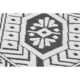 Alfombra  DKD Home Decor Blanco Negro 210 x 1 x 150 cm (2 Unidades)