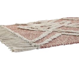 Alfombra Urban DKD Home Decor Rosa Blanco 240 x 1 x 60 cm (2 Unidades)