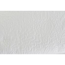 Colcha Romantico DKD Home Decor Blanco 270 x 1 x 270 cm (2 Unidades)